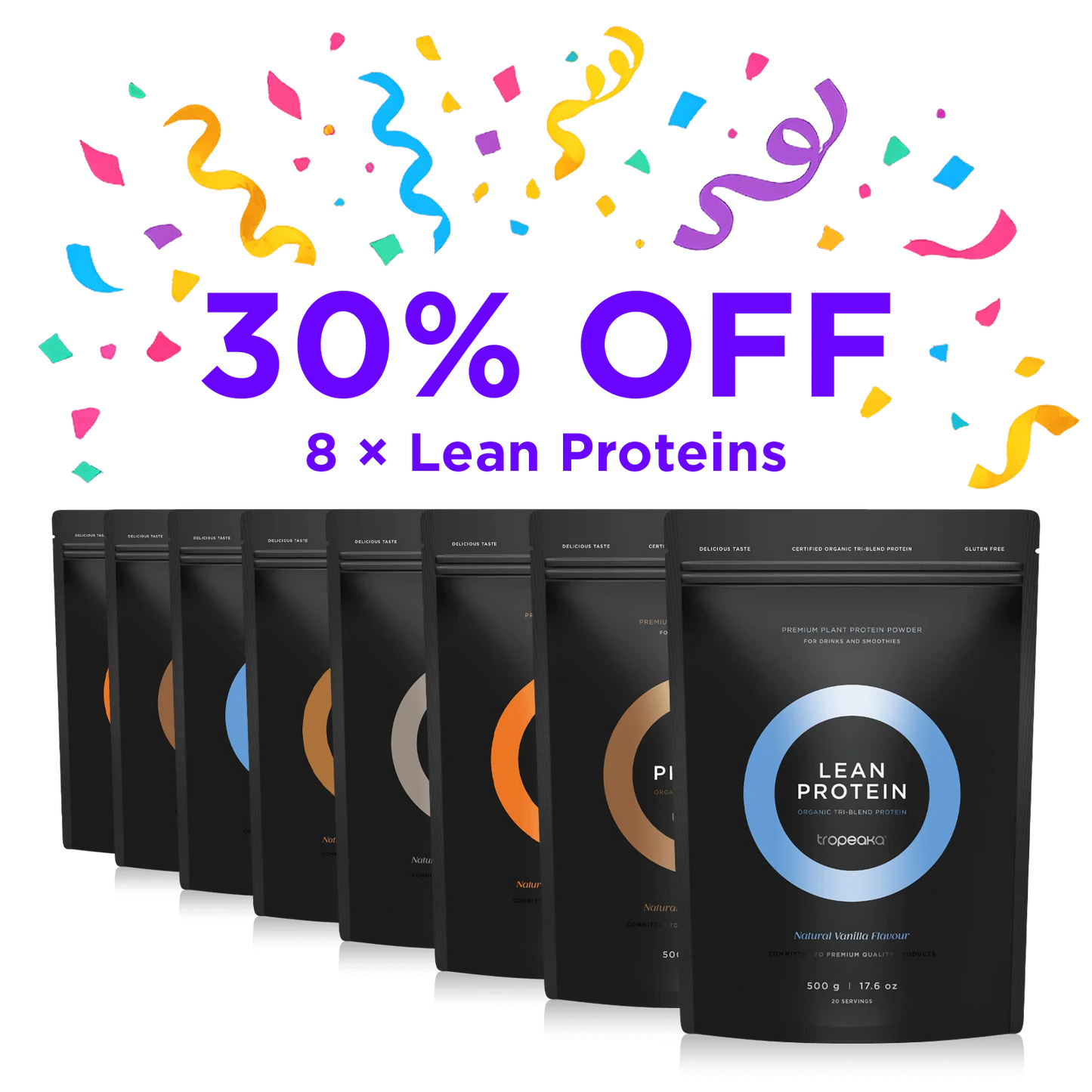 Tropeaka Lean Protein Ultimate Bundle — 30% Off | 160 Servings
