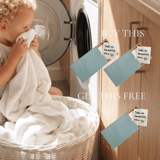 80 Fragrance-Free Baby Laundry Detergent Sheets