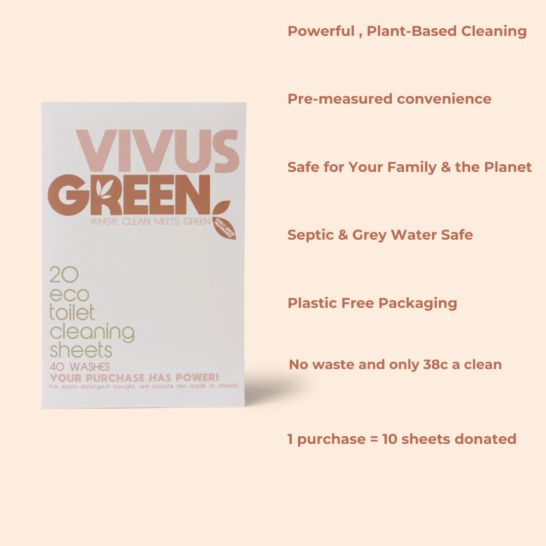 Eco Toilet Cleaning Sheets