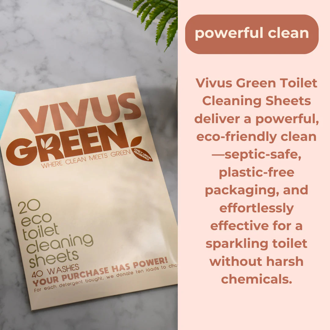Eco Toilet Cleaning Sheets