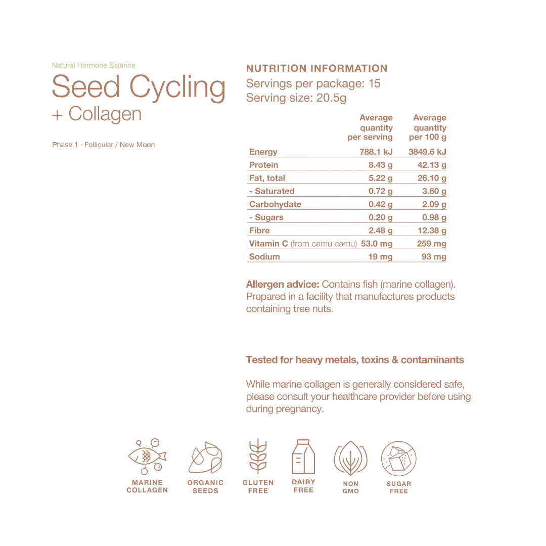 Seed Cycling + Collagen Duo