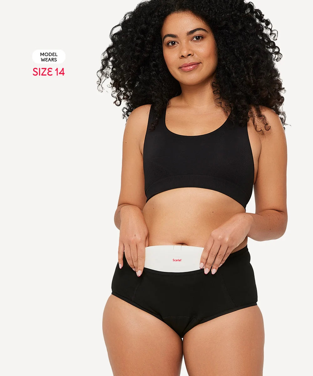 High-Waist Pocket Period Brief