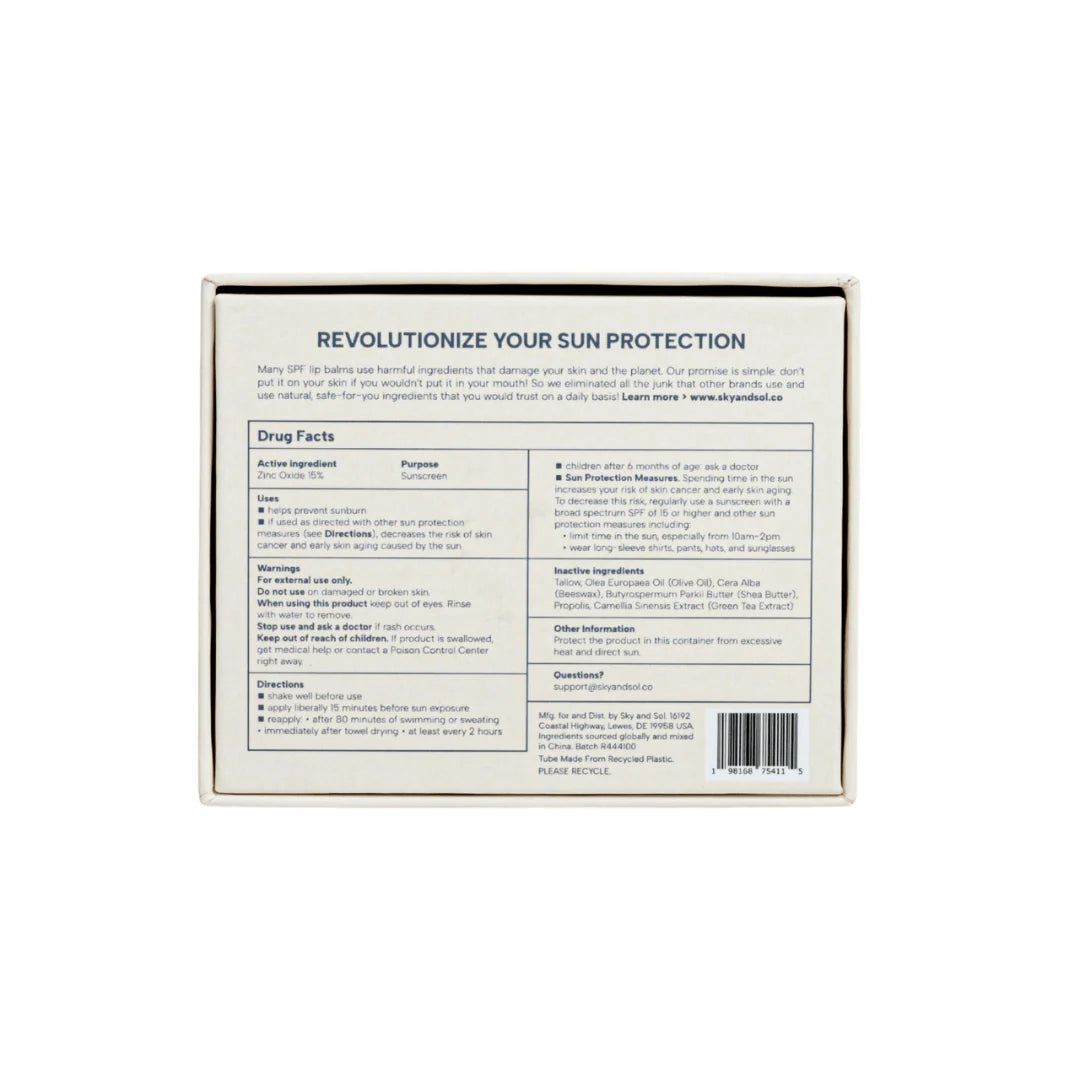 Sky and Sol Lip Jelly SPF 25 (Pack of 3) (INT)