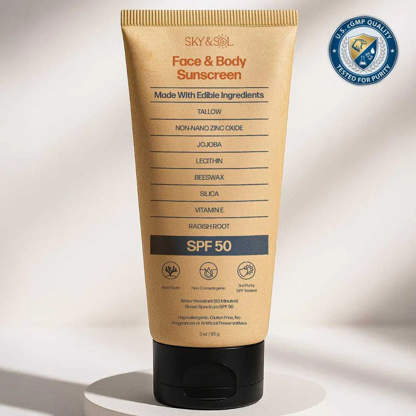 Sky and Sol Face and Body Sunscreen SPF 50 (INT)